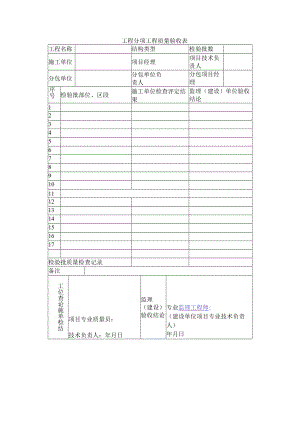 工程分项工程质量验收表.docx