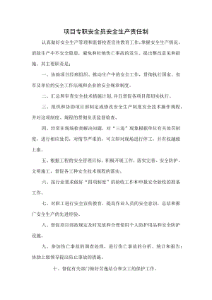 项目专职安全员安全生产责任制.docx