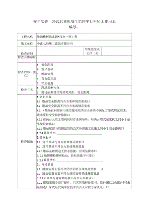 安全实体—塔式起重机安全监理平行检验工作用表.docx