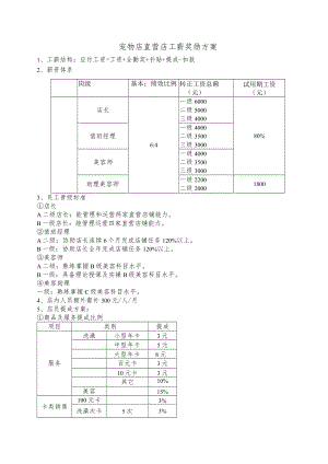 宠物店员工薪资参考版.docx