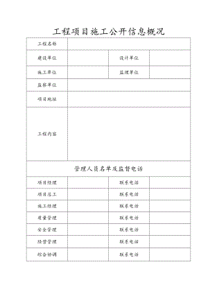 工程项目施工公开信息概况表.docx