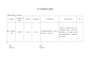 不合格报告说明.docx