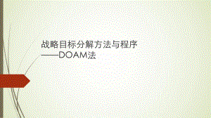 战略目标分解与DOAM模型.pptx