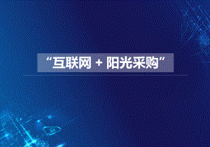 互联网+阳光采购.pptx