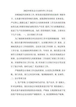 2022年个体单位财务出纳年终工作总结 (精编5份).docx