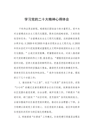 （精品）学习党的二十大精神心得体会.docx