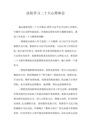 法院学习二十大心得体会.docx