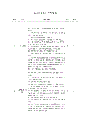 第四章采购内容及要求数量.docx