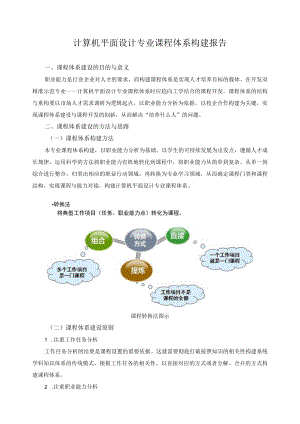 计算机平面设计专业课程体系构建报告.docx