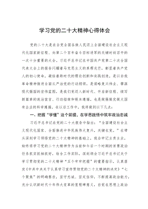 纪检个人学习党的二十大精神个人心得体会.docx