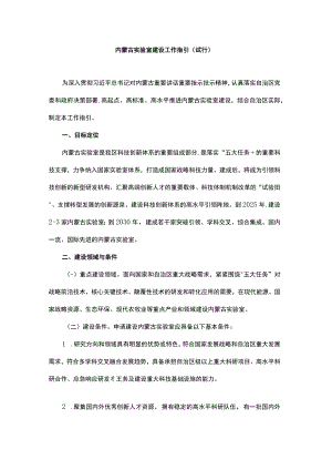 内蒙古实验室建设工作指引（试行）.docx