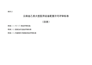 云南省乙类大型医用设备配置许可评审标准.docx