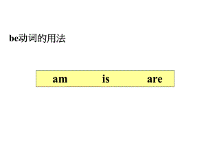 be动词用法总结(课件).ppt