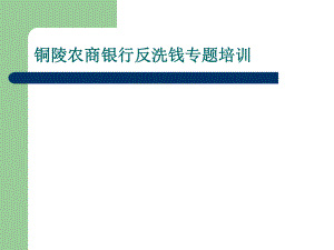 反洗钱培训课件.ppt