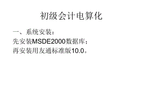 初级会计电算化1.ppt