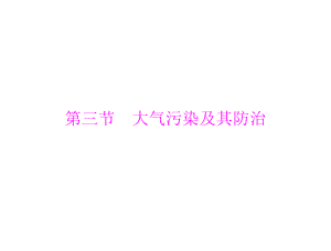 第二章第三节大气污染及其防治精品教育.ppt