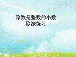 第五课时除数是整数的小数除法练习课精品教育.ppt