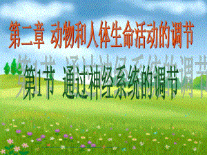 第二章第一节通过神经系统的调节1ppt精品教育.ppt
