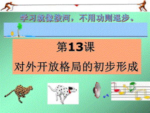 第十三课对外开放格局的初步形成精品教育.ppt