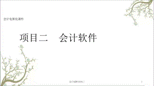 会计电算化项目二课件.ppt