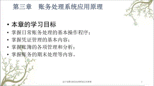 会计电算化账务处理系统应用原理课件.ppt