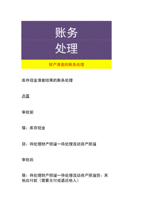 财产清查的账务处理.docx