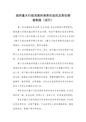 政府重大行政决策终身责任追究及责任倒查制度（试行）.docx