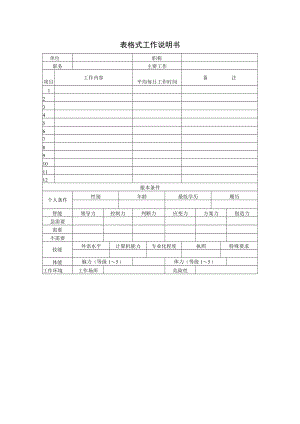 劳动合同法实用资料汇编大全表格式工作说明书.docx