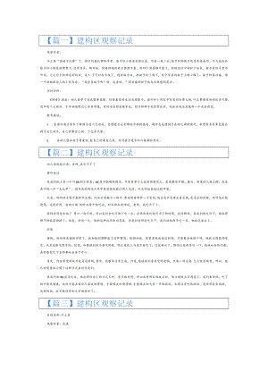 建构区观察记录7篇.docx