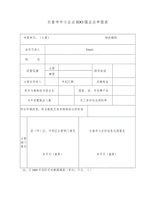 长春市中小企业100强企业申报表.docx