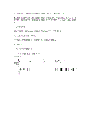 市政工程--紧急施工进度计划和各阶段进度的保证措施.docx