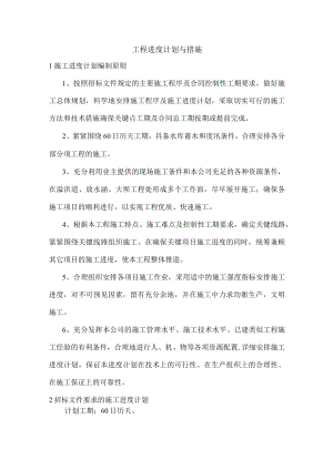 工程进度计划与措施.docx