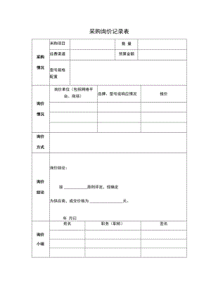 采购询价记录表.docx