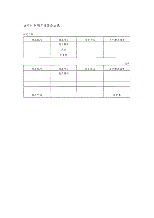 公司财务预算核算办法表.docx