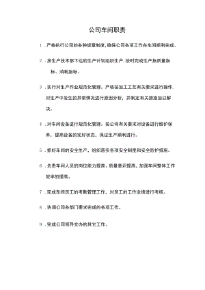 公司车间职责.docx