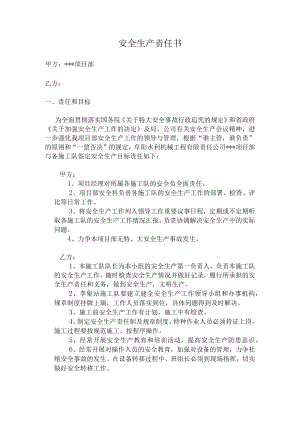 公司安全生产责任书.docx