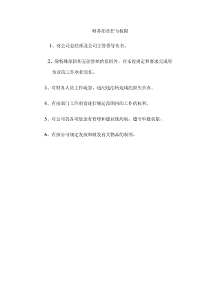 财务部责任与权限.docx