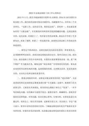 省2023年纪检巡察组巡检工作个人心得体会 （9份）.docx