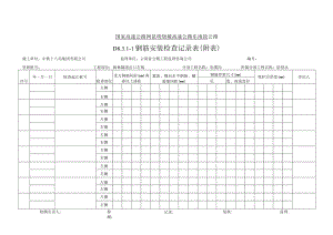 D8.3.1-1电缆沟钢筋检查记录表（附表）.docx