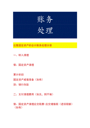 出售固定资产的会计账务处理.docx