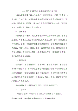 2023年乡镇开展预防学生溺水专专项行动实施方案.docx