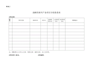 战略性新兴产业项目分院检查表.docx