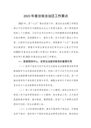 2023年普法依法治区工作要点.docx