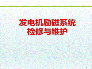 发电机励磁系统检修与维护.ppt