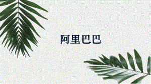 阿里巴巴财务报告分析.pptx