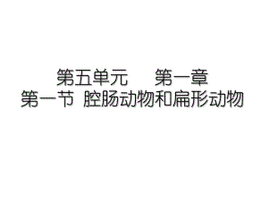第一节腔肠动物和扁形动物(B案)精品教育.ppt