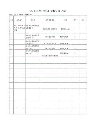 施工进度计划及技术交底记录.docx