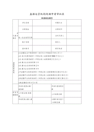 直播运营机构奖励申请审批表.docx