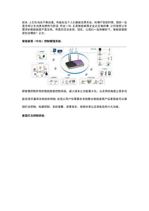 智能家居系统到底是什么东西？2017-1-11.docx