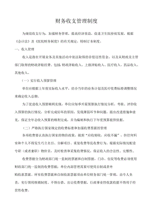 财务收支管理制度.docx